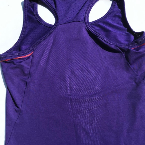 ADIDAS CLIMA COOL FORMATION PURPLE WORKOUT TOP - Picture 3 of 4